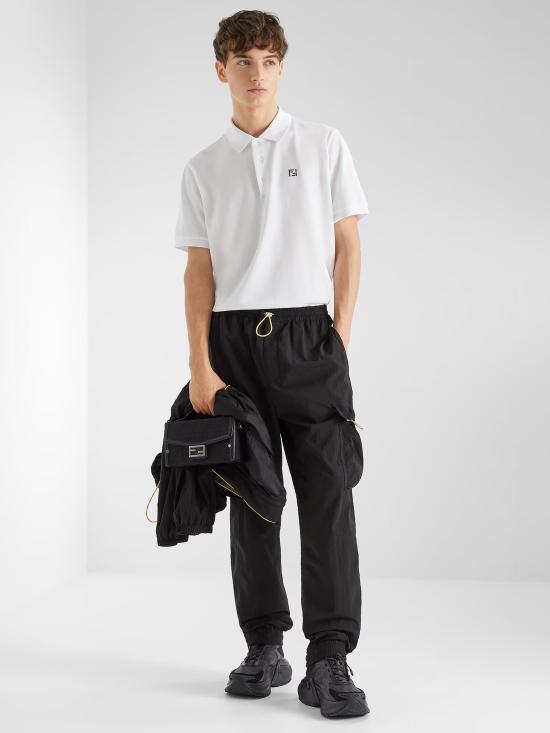 26SS 펜디 폴로 티셔츠 FY1309AY0I F0QA0 Bianco - FENDI