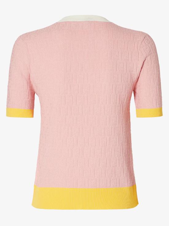 26SS 펜디 코튼 실크 스웨터 FZXE94AW4S F1W0S Rosa - FENDI