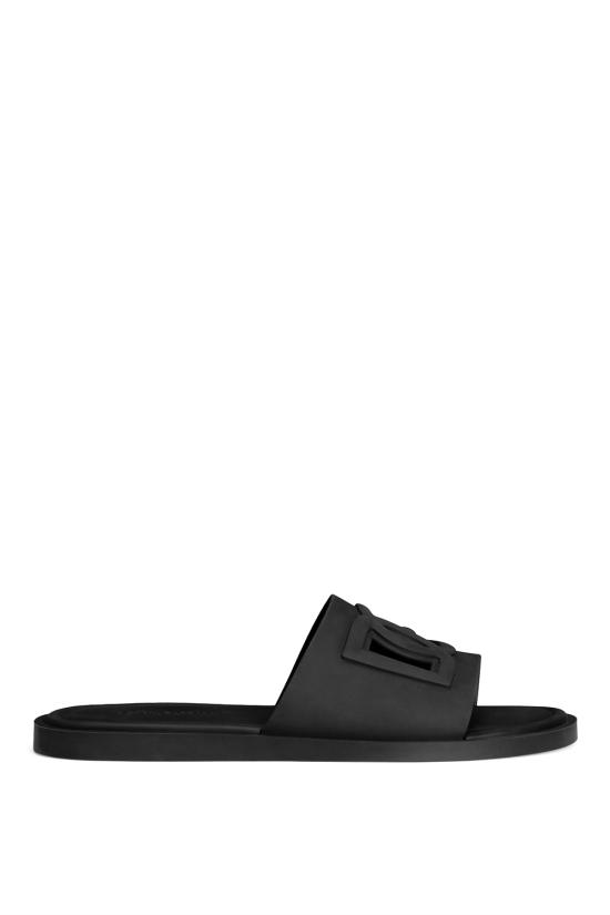 26FW 돌체앤가바나 러버 비치웨어 슬리퍼 CS2215AN994 80999 Nero