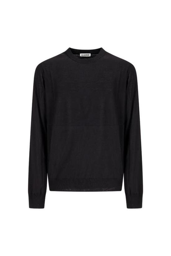 26FW 질샌더 스웨터 J22GP0111J14610 BLACK
