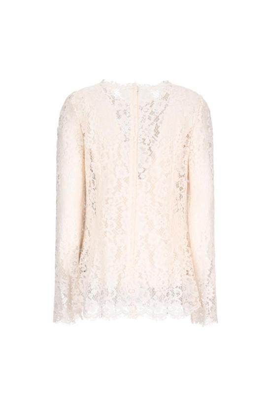25SS 돌체앤가바나 블라우스 F72V9THLMCK WHITE - DOLCE & GABBANA