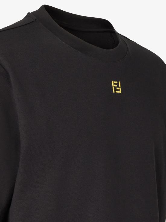 26SS 펜디 코튼 티셔츠 FY0936AY0H F0QA1 Nero - FENDI
