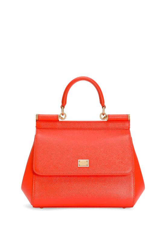 26FW 돌체앤가바나 미디움 시실리 핸드백 BB6003B1001 81166 ORANGE