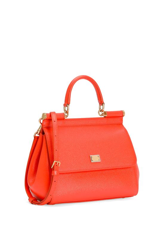 26FW 돌체앤가바나 미디움 시실리 핸드백 BB6003B1001 81166 ORANGE - DOLCE & GABBANA