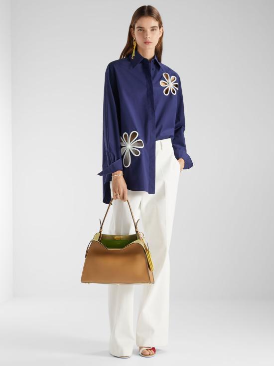 26SS 펜디 포플린 셔츠 FS8355AW7V F1W0A Blu - FENDI