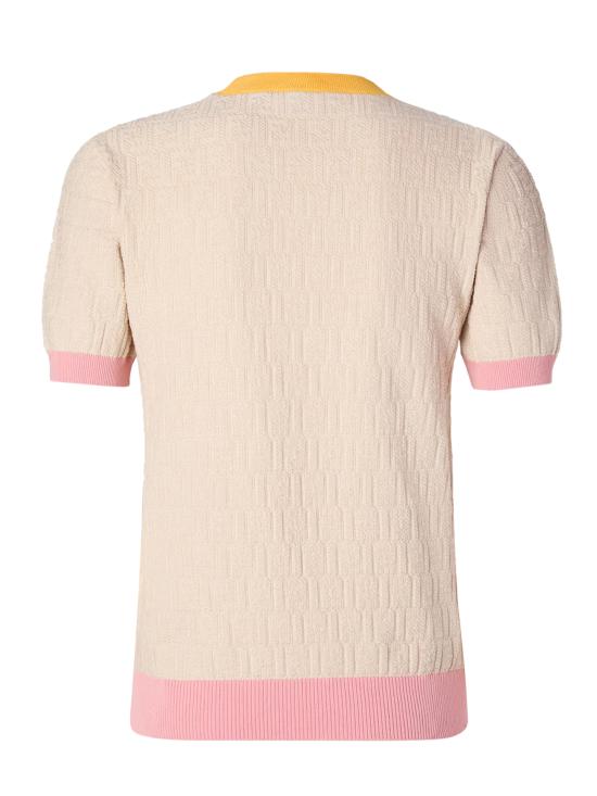 26SS 펜디 코튼 실크 스웨터 FZXE94AW4S F0WC4 Beige - FENDI