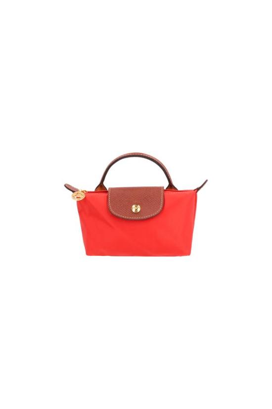 25SS 롱샴 르 플라아쥬 오리지널 핸들 파우치 34175089 RED
