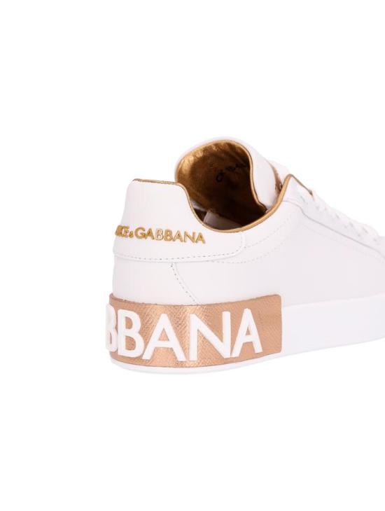26FW 돌체앤가바나 카프스킨 나파 포르토피노 스니커즈 CK1544AX615 GOLD - DOLCE & GABBANA