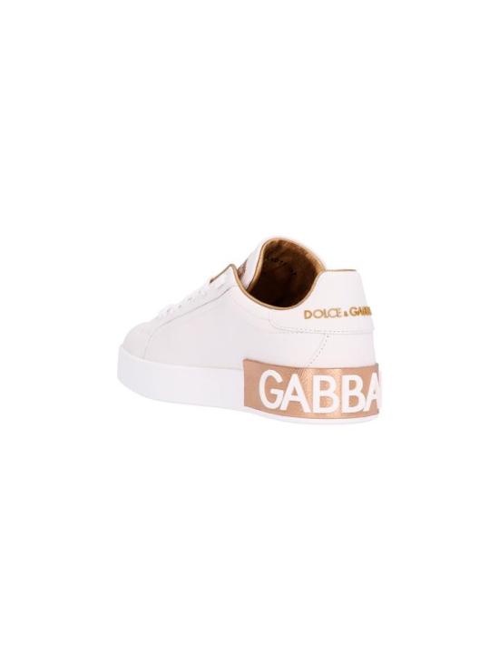 26FW 돌체앤가바나 카프스킨 나파 포르토피노 스니커즈 CK1544AX615 GOLD - DOLCE & GABBANA