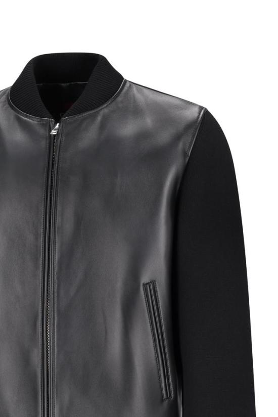 26SS 구찌 나파 레더 니트 봄버 자켓 793181XNA29 - GUCCI