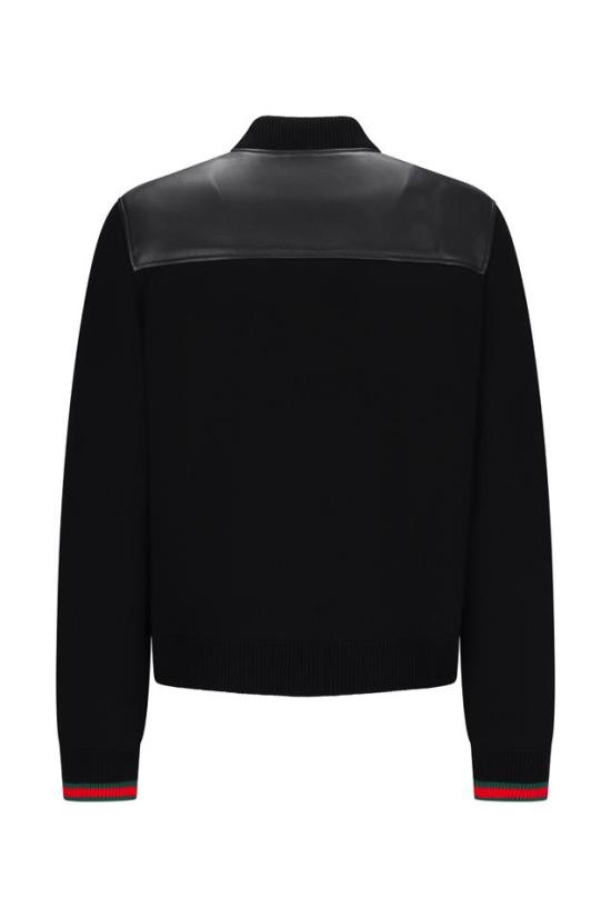 26SS 구찌 나파 레더 니트 봄버 자켓 793181XNA29 - GUCCI