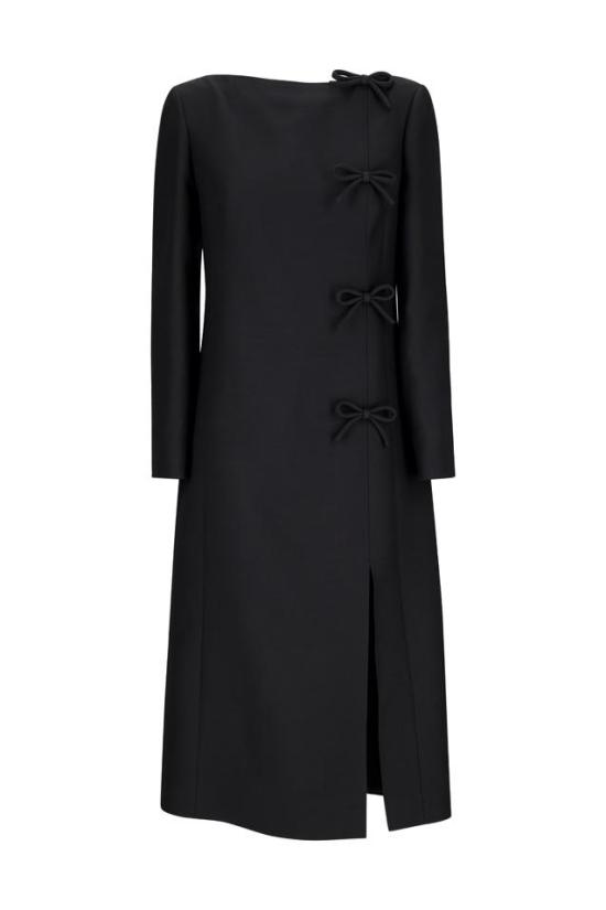 25SS 발렌티노 가라바니 미디 원피스 3B3VA4471CF BLACK