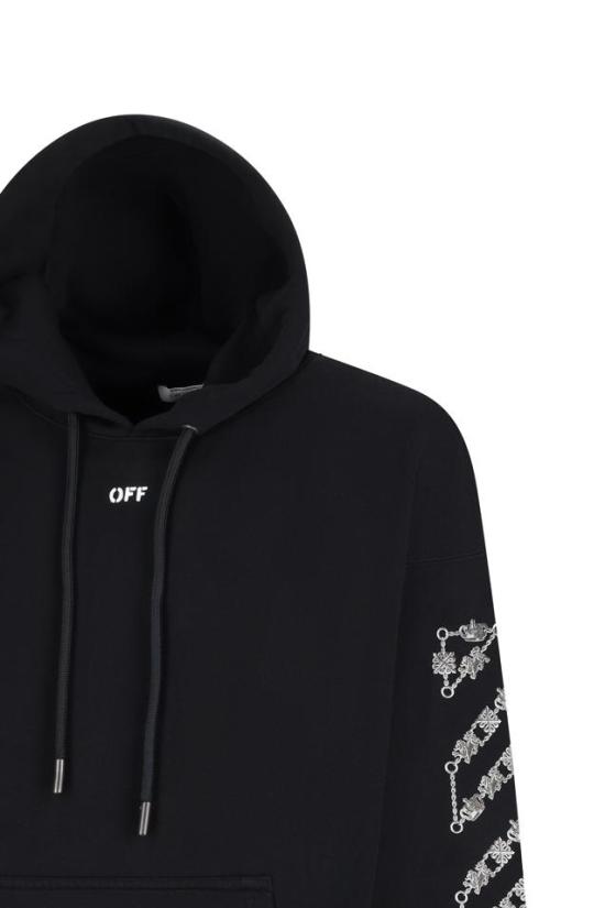 26SS 오프화이트 후드 티셔츠 44MBB085S26F005 - OFF WHITE