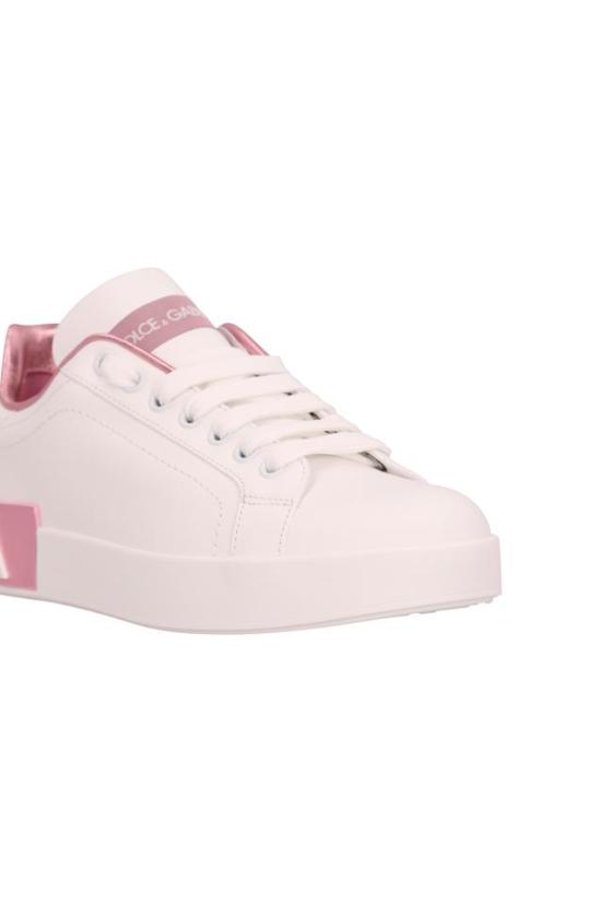 26SS 돌체앤가바나 카프스킨 나파 포르토피노 스니커즈 CK1544AX615 PINK - DOLCE & GABBANA