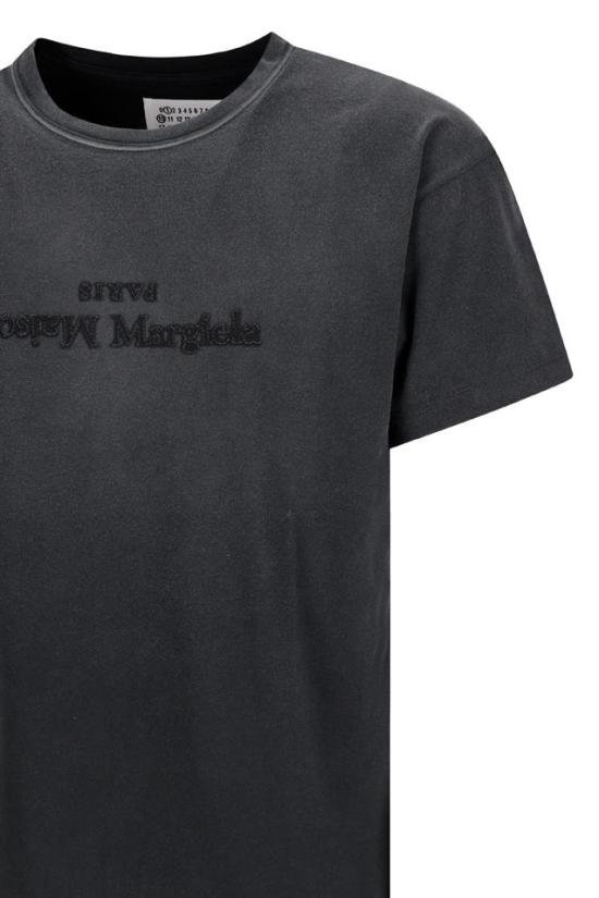 26FW 마르지엘라 리버스 로고 티셔츠 S51GC0526S20079 BLACK - MAISON MARGIELA