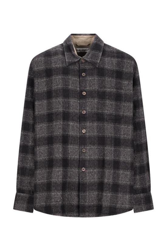 25FW 아워레가시 어보브 셔츠 오클랜드 로우 트위스트 체크 M4252AO GREY