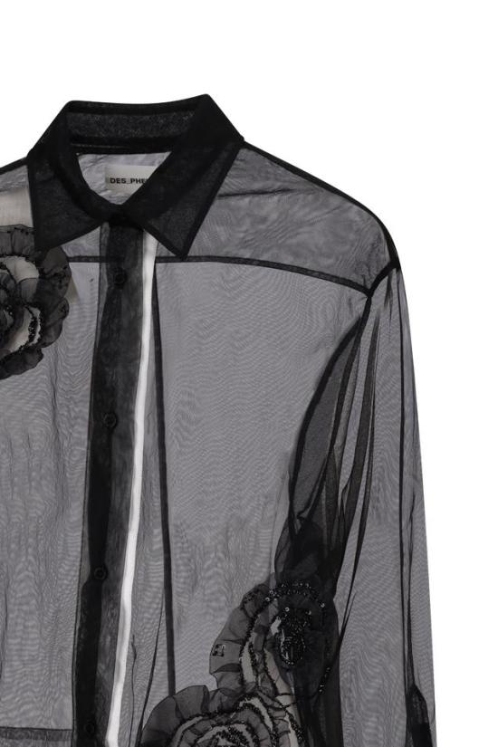 25SS 데 펨메스 블라우스 D103TR BLACK - DES PHEMMES