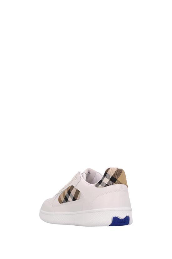 26FW 버버리 레더 체크 테라스 스니커즈 8108649 - BURBERRY