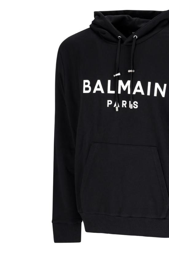 26SS 발망 긴팔 티셔츠 AH1JR002BB65 BLACK - BALMAIN