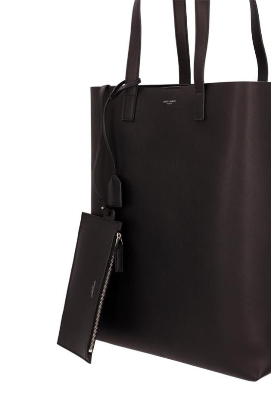 26SS 생로랑 볼드 쇼핑 백 676657CSU0N BLACK - SAINT LAURENT