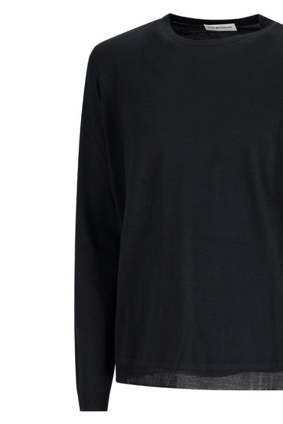 26SS 고즈 보태니컬 스웨터 132 BLACK - GOES BOTANICAL