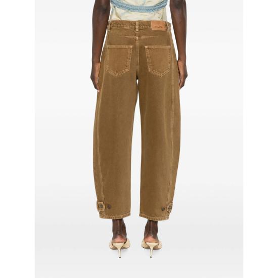 26FW 이자벨마랑 LEJA 테이퍼드 데님 팬츠 LEJA 테이퍼드 데님 팬츠 D3H01I PA0779FA 50BZ BROWN - ISABEL MARANT