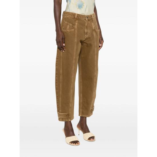 26FW 이자벨마랑 LEJA 테이퍼드 데님 팬츠 LEJA 테이퍼드 데님 팬츠 D3H01I PA0779FA 50BZ BROWN - ISABEL MARANT