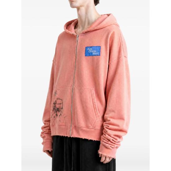26FW 팔리 할리우드 후드 티셔츠 4U008Q1010 PEACH PINK - PALY HOLLYWOOD