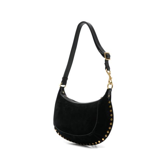 26FW 이자벨마랑 오스칸 문 스터드 숄더백 A3C32M PP0511FA 01BK BLACK - ISABEL MARANT