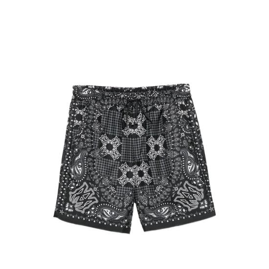 26FW 아미리 숏팬츠 AMBMSO1124 001 BLACK WHITE
