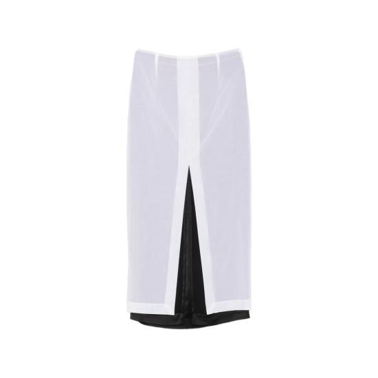 26FW 더로우 롱 스커트 11040 W5065 WHT WHITE