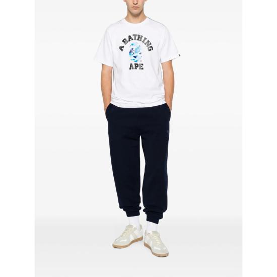 26SS 베이프 반팔 티셔츠 001TEM301004M WHXBL WHITE - BAPE