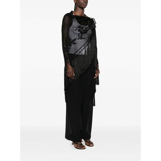 26FW 키아라이즈 케이프 SROS005CO VI SE VBK BLACK - CHIARA IS