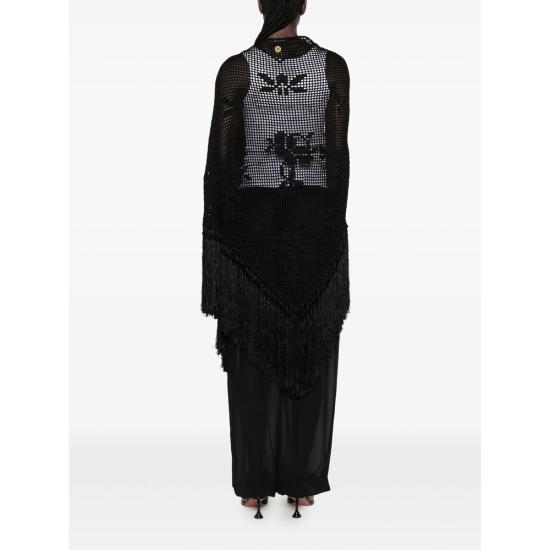 26FW 키아라이즈 케이프 SROS005CO VI SE VBK BLACK - CHIARA IS