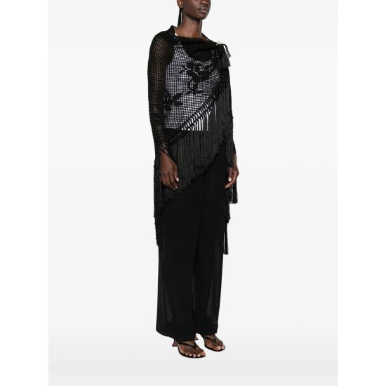 26FW 키아라이즈 케이프 SROS005CO VI SE VBK BLACK - CHIARA IS