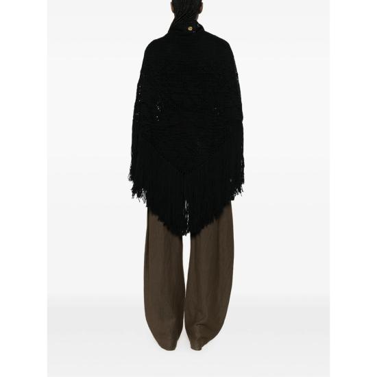 26FW 키아라이즈 케이프 SPEO001WO VBK BLACK - CHIARA IS