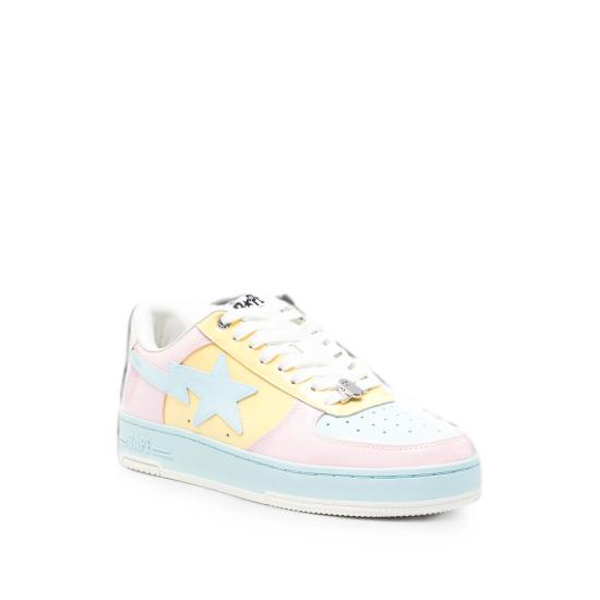 26SS 베이프 스니커즈 001FWM301328M PINK PINK YELLOW - BAPE