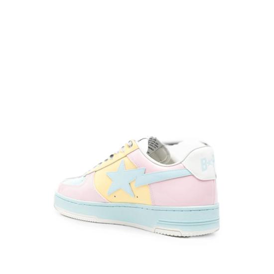 26SS 베이프 스니커즈 001FWM301328M PINK PINK YELLOW - BAPE