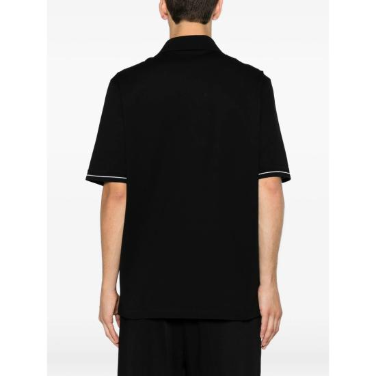 26FW 살바토레 페라가모 폴로 티셔츠 145340 0791729 NERO BLACK - SALVATORE FERRAGAMO