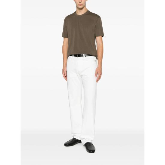 26FW 톰포드 반팔 티셔츠 JMT012 JCS004 GAV GREEN - TOMFORD