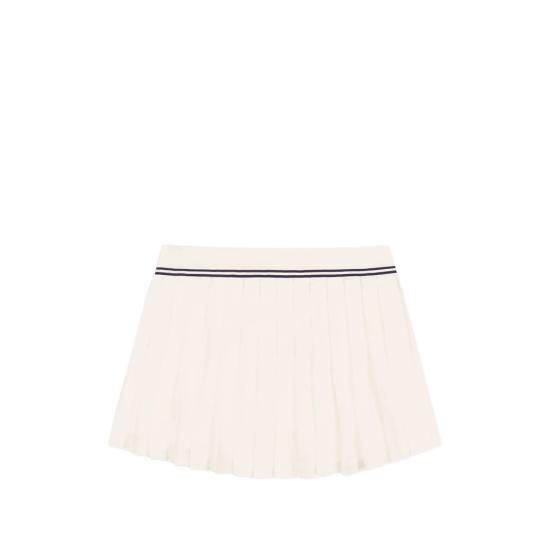 26FW 스포티앤리치 숏 스커트 SK01275326WH ECRU NEUTRALS - SPORTY & RICH