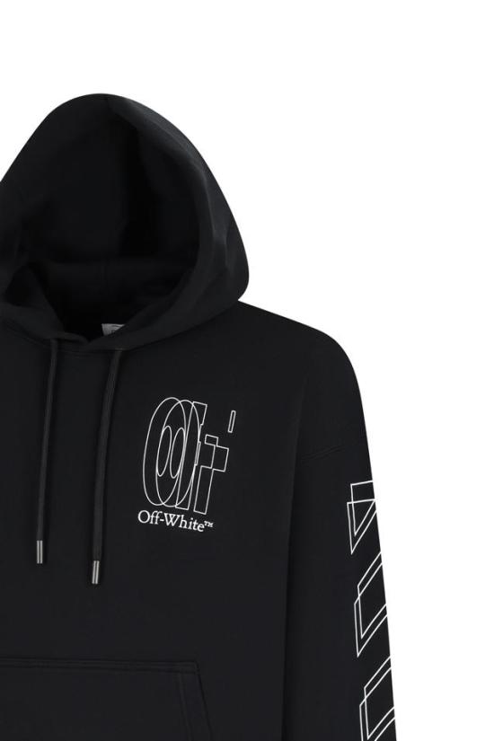 26SS 오프화이트 후드 티셔츠 44MBB085S26F006 - OFF WHITE