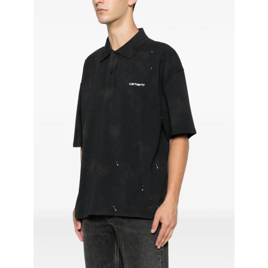 26FW 칼하트 폴로 티셔츠 I036856 89EJ BLACK - CARHARTT