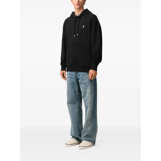 26SS 아미 ADC 코튼 후디 HSW764 730 045 BLACK - AMI