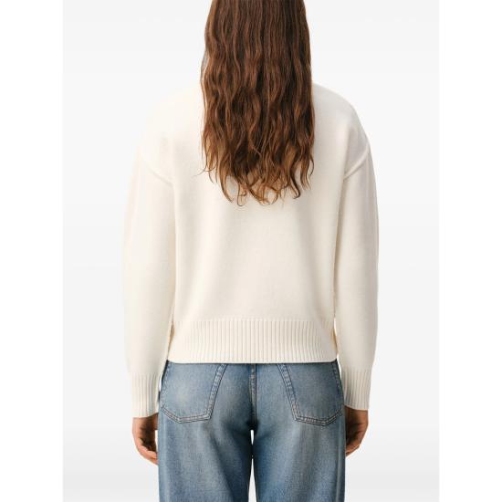 26SS 아미 빅 하트 울 크루넥 스웨터 UKS838 018 154 NEUTRALS - AMI