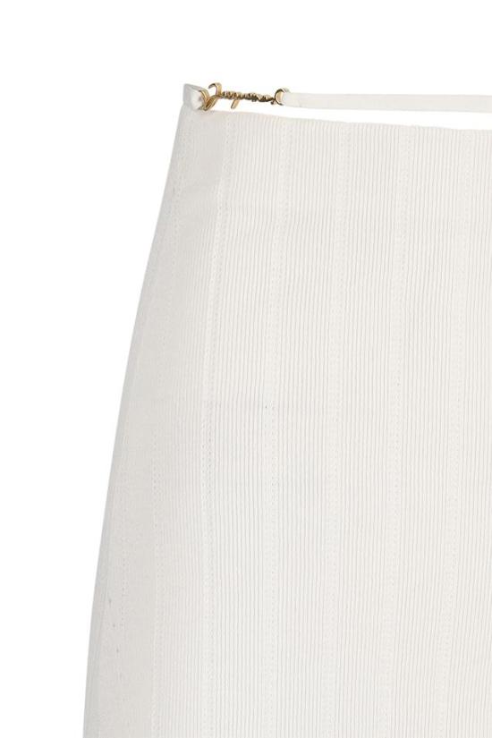 26FW 자크뮈스 롱 스커트 241KN3622358 WHITE - JACQUEMUS