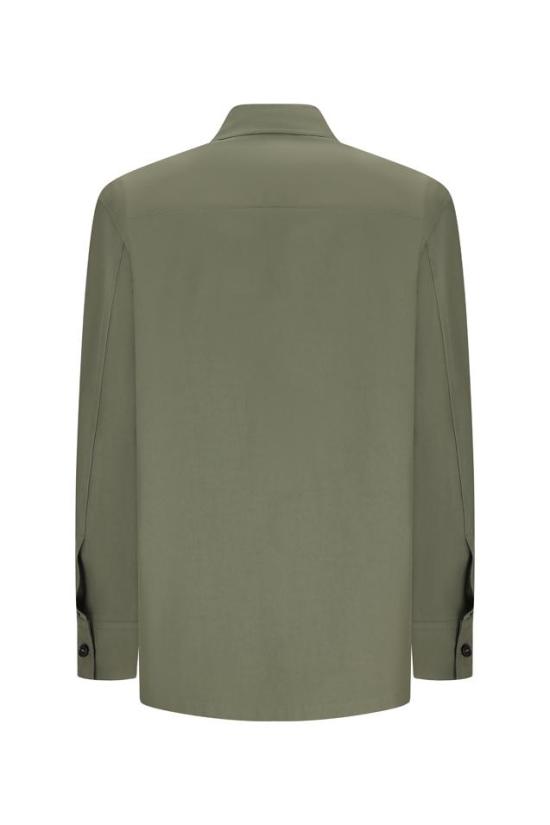 25SS 질샌더 긴팔 셔츠 J23DL0108J45225 GREEN - JIL SANDER