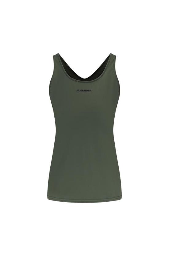 26SS 질샌더 민소매 티셔츠 J40NC0001J20031 GREEN