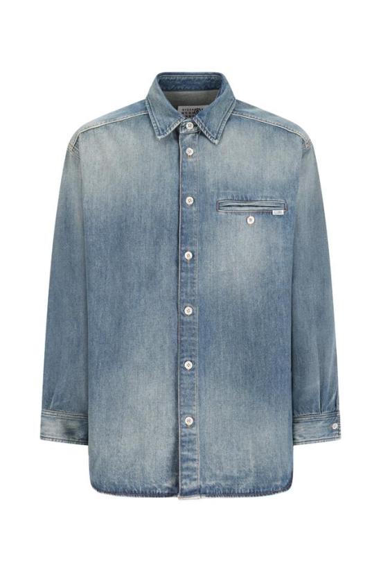 26FW MM6 메종마르지엘라 데님 셔츠 SH0DT0044M30055