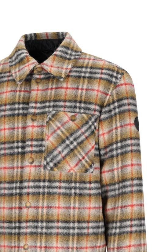 25FW 버버리 체크 울 오버셔츠 8110913 - BURBERRY